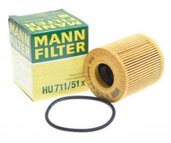 Фильтр масляный PEUGEOT Boxer CITROEN C2-C8,Jumper FIAT Ducato FORD Transit (06-),Mondeo MANN MANN hu71151x