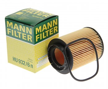 Фильтр масляный VW Touareg (10-) AUDI A6 (-05),A8 (-02),Q7 (06-) PORSCHE Cayene MANN MANN hu9326n