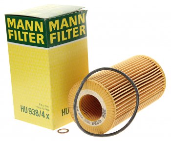 1 129 р. Фильтр масляный BMW 5 (E34,E39),7 (E32,E38),X5 (E53) MANN MANN hu9384x  с доставкой в г. Воронеж. Увеличить фотографию 2