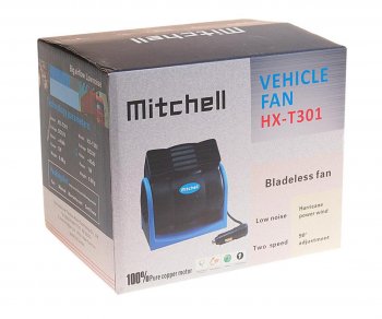 1 099 р. Вентилятор в салон 12V 130Вт синий MITCHELL MITCHELL hx-t301 dc12v blue  с доставкой в г. Воронеж. Увеличить фотографию 3