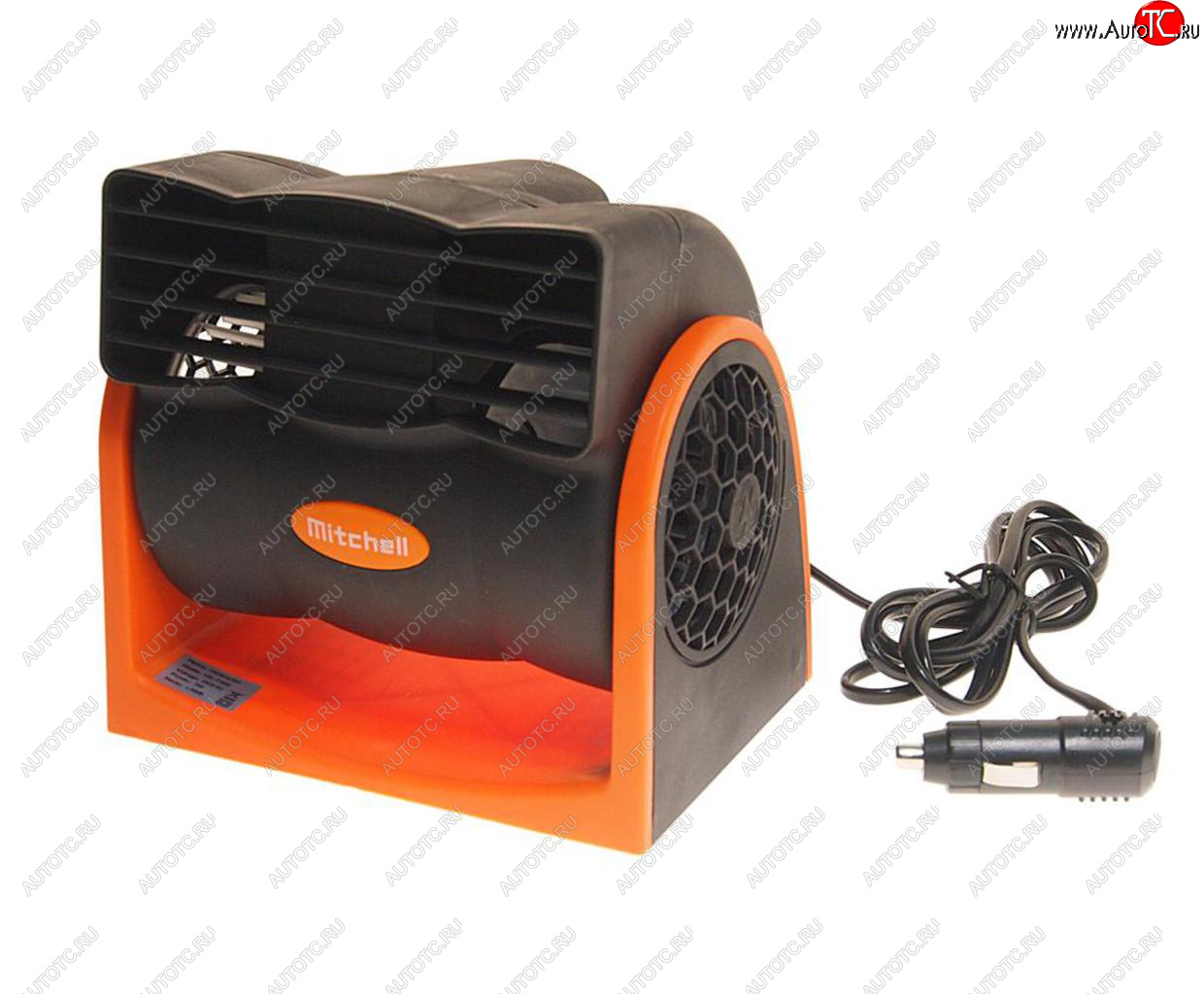 1 099 р. Вентилятор в салон 24V 150Вт оранжевый MITCHELL MITCHELL hx-t302 dc24v orange  с доставкой в г. Воронеж