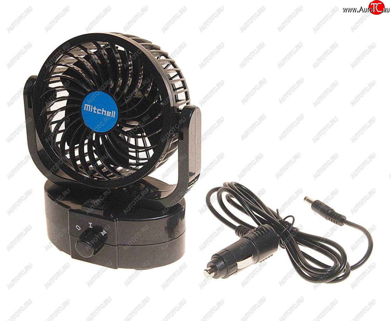 1 129 р. Вентилятор в салон 12V на платформе синий MITCHELL MITCHELL hx-t501 dc12v blue  с доставкой в г. Воронеж