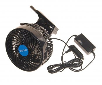 Вентилятор в салон 12V на прищепке синий MITCHELL MITCHELL hx-t603e dc12v blue