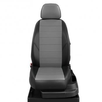 Авточехлы HYUNDAI Solaris(17-) KIA Rio X-Line(17-) задняя спинка 40x60 экокожа черно-серые AVTOLIDER AVTOLIDER hy15-0607-ec02