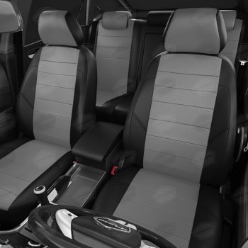 Авточехлы HYUNDAI Porter (6-12) экокожа черно-серые (1вод. 2пассаж.) AVTOLIDER AVTOLIDER hy15-1301-ec02