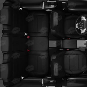 7 999 р. Авточехлы HYUNDAI Creta (21-) экокожа черные комплект AVTOLIDER AVTOLIDER hy15-1401-ec01  с доставкой в г. Воронеж. Увеличить фотографию 8