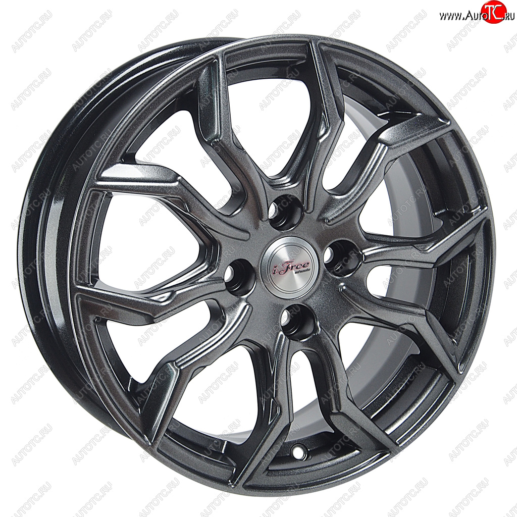 8 449 р. Диск колесный литой HYUNDAI Solaris KIA Rio R15 КС-1037 Бохо Хай вэй K&K ifree 4х100 ет42 d-54,1  с доставкой в г. Воронеж