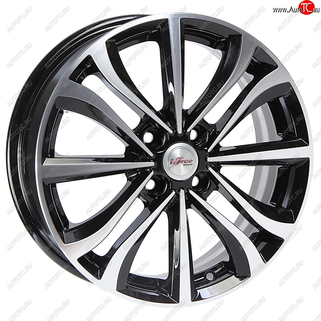 9 899 р. Диск колесный литой HYUNDAI Solaris KIA Rio R16 КС-938 Панган Блэк Джек K&K ifree 4х100 ет45 d-54,1  с доставкой в г. Воронеж