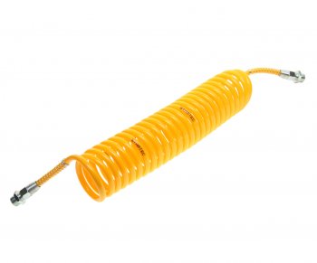 Шланг пневматический витой М22 L=7.5м (желтый) Polyurethane STARTEC STARTEC inf.10.161