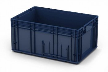 1 439 р. Ящик полимерный многооборотный 594х396х280мм синий IPLAST IPLAST ip-378844 IPLAST ip-378844  с доставкой в г. Воронеж. Увеличить фотографию 2