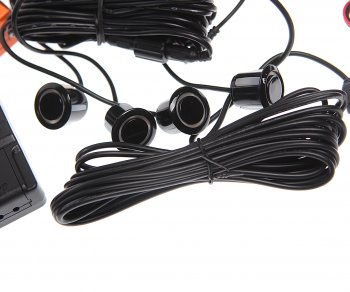 2 569 р. Датчик парковки d=19мм INTERPOWER INTERPOWER ip-415 (19mm) (4 датчика) black  с доставкой в г. Воронеж. Увеличить фотографию 2