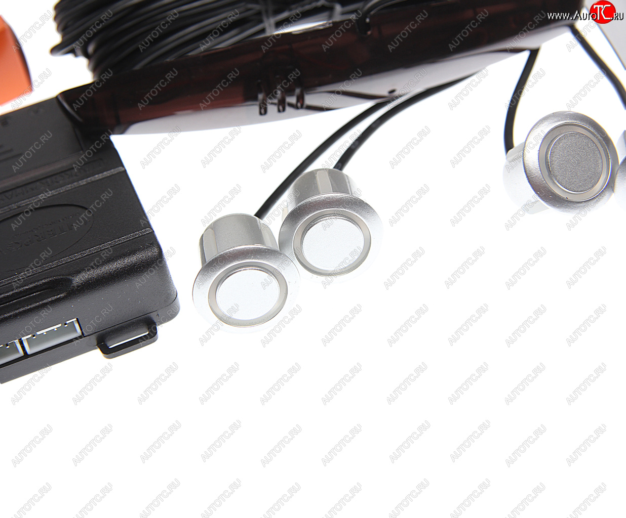 2 299 р. Датчик парковки d=19мм INTERPOWER INTERPOWER ip-415 (19mm) (4 датчика) silver  с доставкой в г. Воронеж