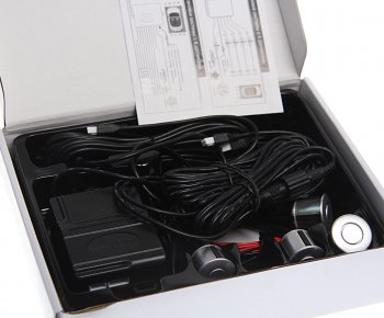 2 349 р. Датчик парковки d=21мм INTERPOWER INTERPOWER ip-422 silver  с доставкой в г. Воронеж. Увеличить фотографию 3