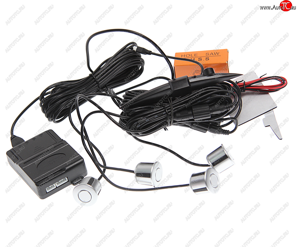 2 349 р. Датчик парковки d=21мм INTERPOWER INTERPOWER ip-422 silver  с доставкой в г. Воронеж