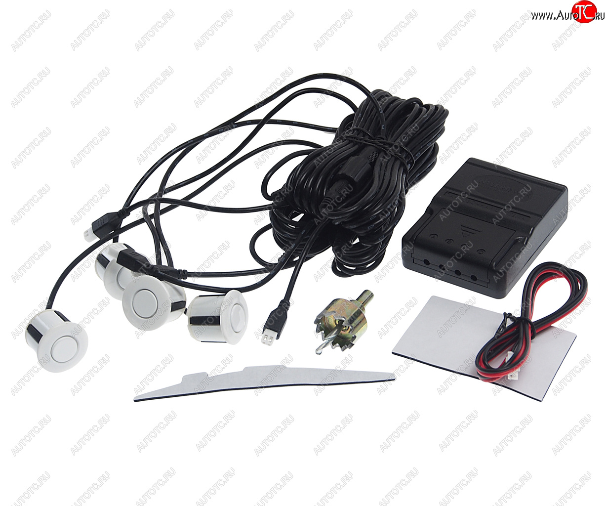 2 189 р. Датчик парковки d=21мм INTERPOWER INTERPOWER ip-422 white  с доставкой в г. Воронеж