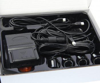 2 599 р. Датчик парковки d=19мм INTERPOWER INTERPOWER ip-430 black  с доставкой в г. Воронеж. Увеличить фотографию 3