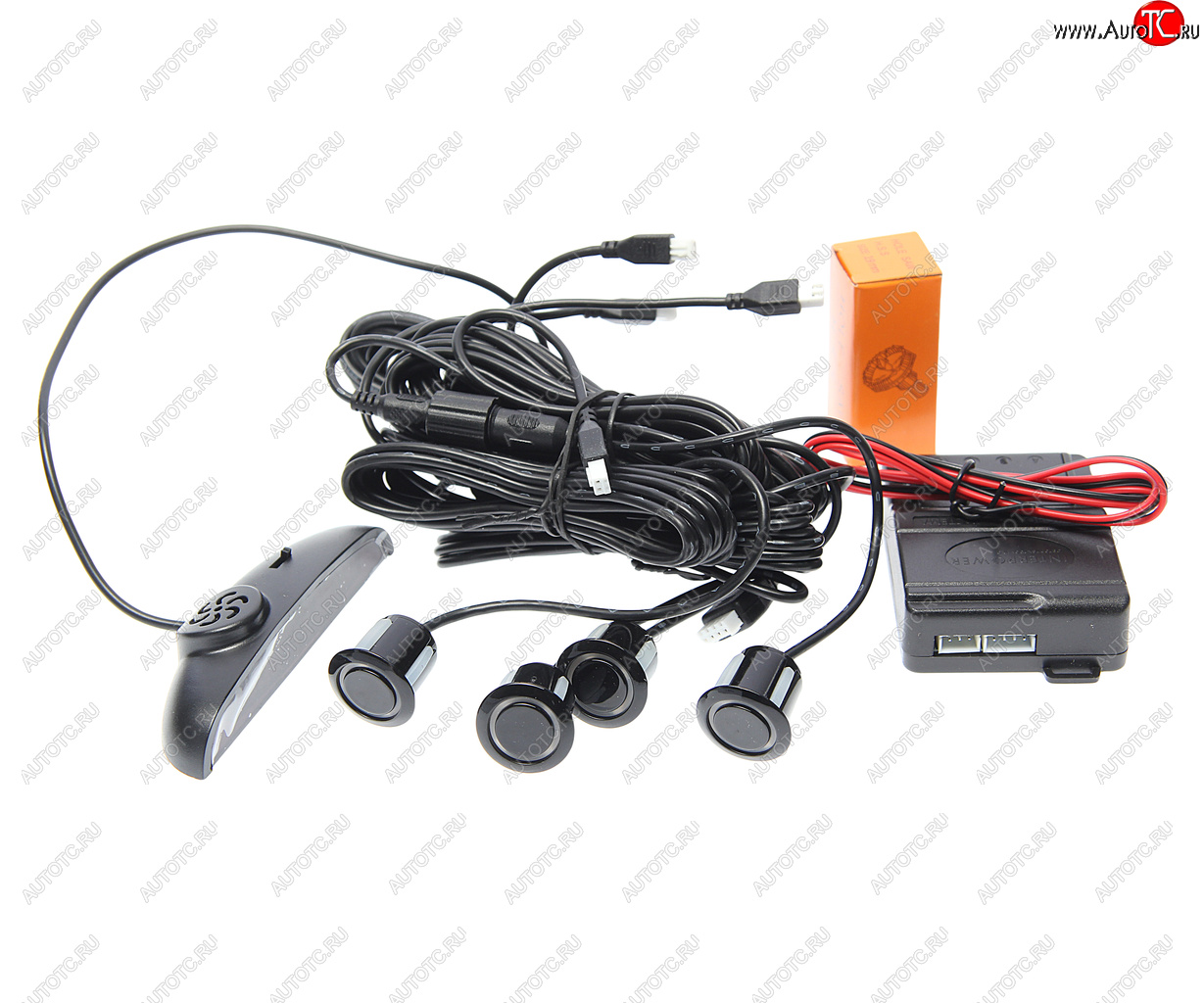2 599 р. Датчик парковки d=19мм INTERPOWER INTERPOWER ip-430 black  с доставкой в г. Воронеж