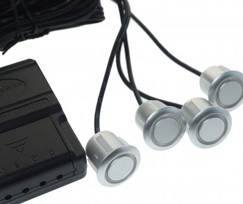 2 499 р. Датчик парковки d=19мм INTERPOWER INTERPOWER ip-430 silver  с доставкой в г. Воронеж. Увеличить фотографию 2