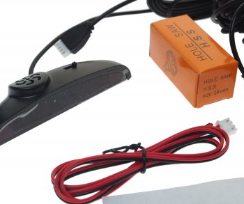 2 499 р. Датчик парковки d=19мм INTERPOWER INTERPOWER ip-430 silver  с доставкой в г. Воронеж. Увеличить фотографию 3