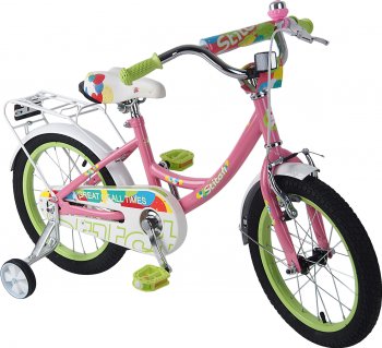 5 499 р. Велосипед 16 1-ск. (4-6 лет) розовый Joying STITCH STITCH jk1912007 16 b  с доставкой в г. Воронеж. Увеличить фотографию 8