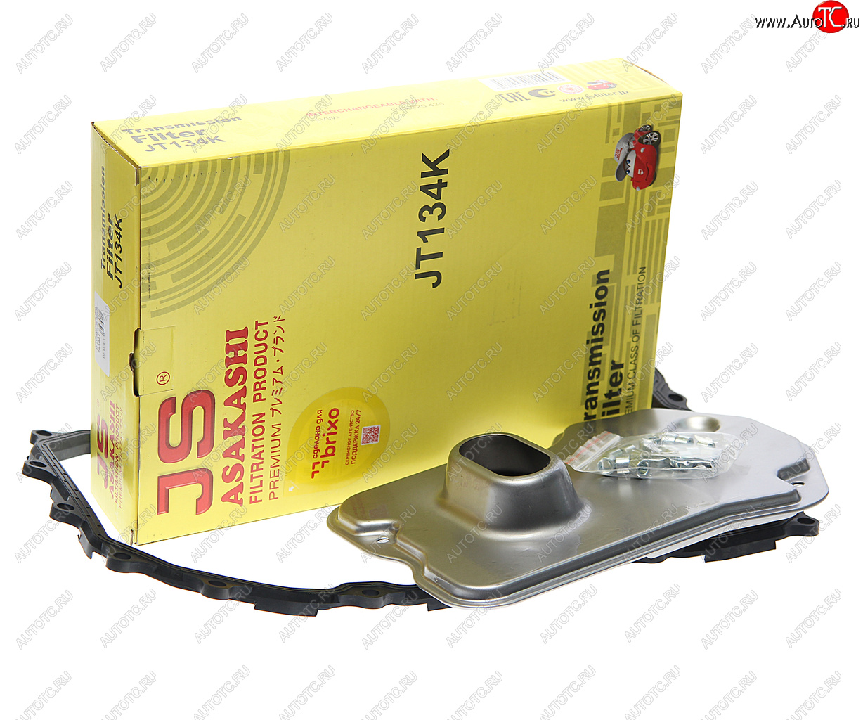 4 199 р. Фильтр масляный АКПП VW Touareg (02-10) AUDI Q7 (06-) (с прокладкой) JS ASAKASHI JS ASAKASHI jt134k  с доставкой в г. Воронеж