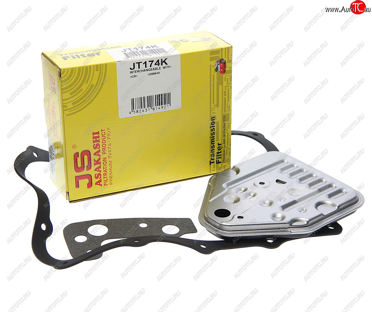 2 899 р. Фильтр масляный АКПП CHRYSLER Neon (98-) (с прокладкой) JS ASAKASHI JS ASAKASHI jt174k  с доставкой в г. Воронеж