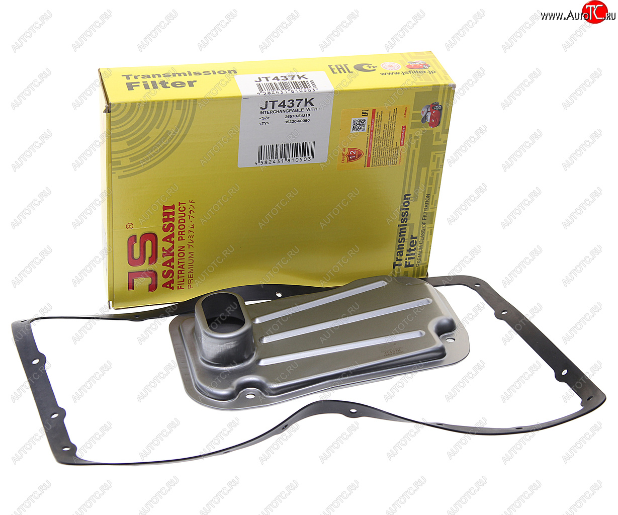 3 179 р. Фильтр масляный АКПП TOYOTA Land Cruiser (02-) LEXUS GX470 (02-09),LX470 (с прокладкой) JS ASAKASHI JS ASAKASHI jt437k  с доставкой в г. Воронеж