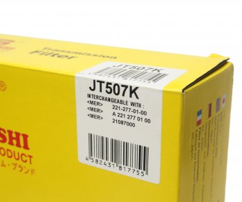 5 999 р. Фильтр масляный АКПП MERCEDES C,E,S,ML,GL (722.9) (с прокладкой) JS ASAKASHI JS ASAKASHI jt507k  с доставкой в г. Воронеж. Увеличить фотографию 4
