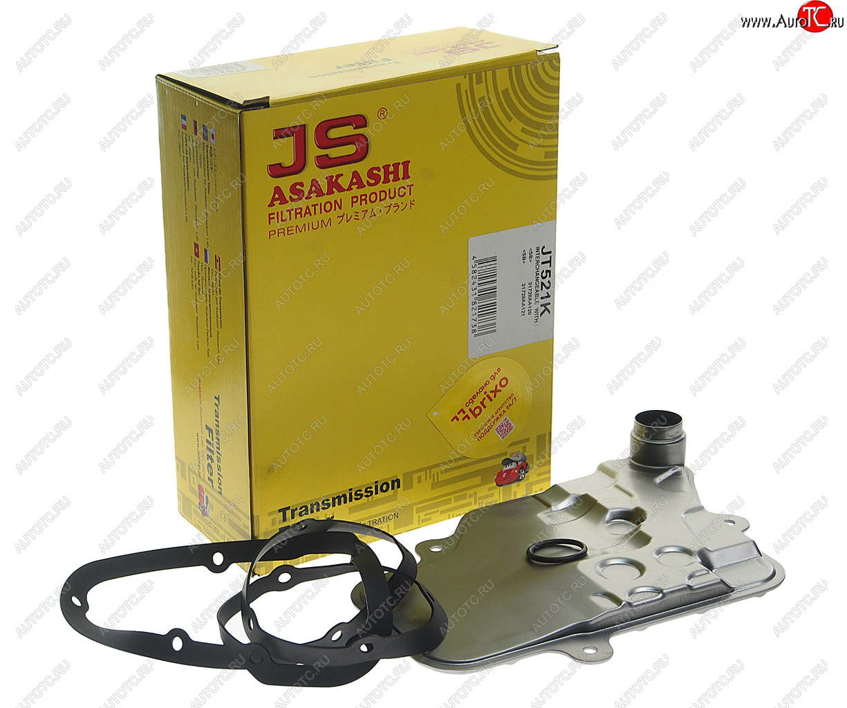 3 999 р. Фильтр масляный АКПП SUBARU Forester (с прокладкой) JS ASAKASHI JS ASAKASHI jt521k JS ASAKASHI jt521k  с доставкой в г. Воронеж