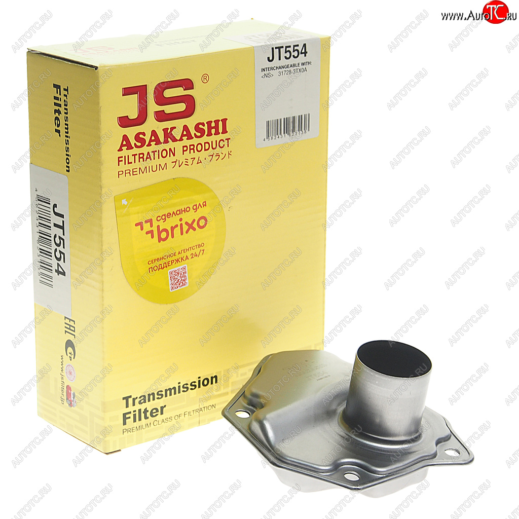 3 289 р. Фильтр масляный АКПП NISSAN Juke (10-) JS ASAKASHI JS ASAKASHI jt554  с доставкой в г. Воронеж