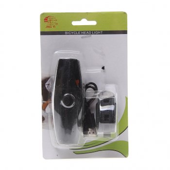 Фонарь велосипедный передний USB кабель с аккумулятором 2400mAh Cree XM-L Led NO NAME jy-7026