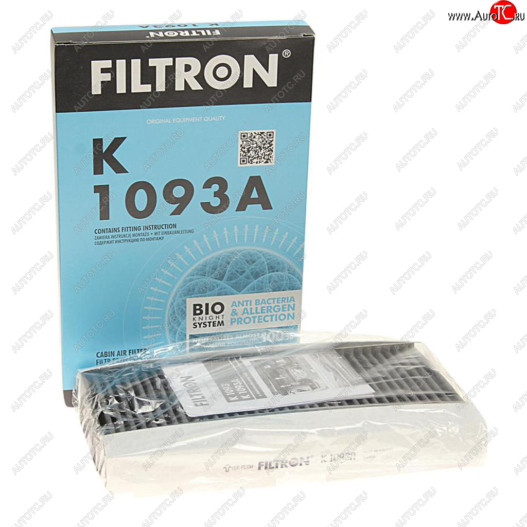 879 р. Фильтр воздушный салона PEUGEOT 307,308 CITROEN C3,C4,DS4 угольный FILTRON FILTRON k1093a  с доставкой в г. Воронеж