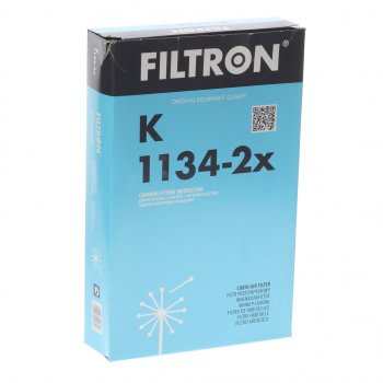 1 179 р. Фильтр воздушный салона TOYOTA Avensis (97-03) FILTRON FILTRON k1134-2x  с доставкой в г. Воронеж. Увеличить фотографию 2