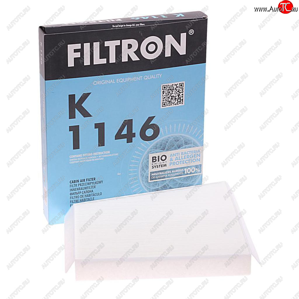 819 р. Фильтр воздушный салона MERCEDES CLS (C219),E (W211,S211) FILTRON FILTRON k1146  с доставкой в г. Воронеж