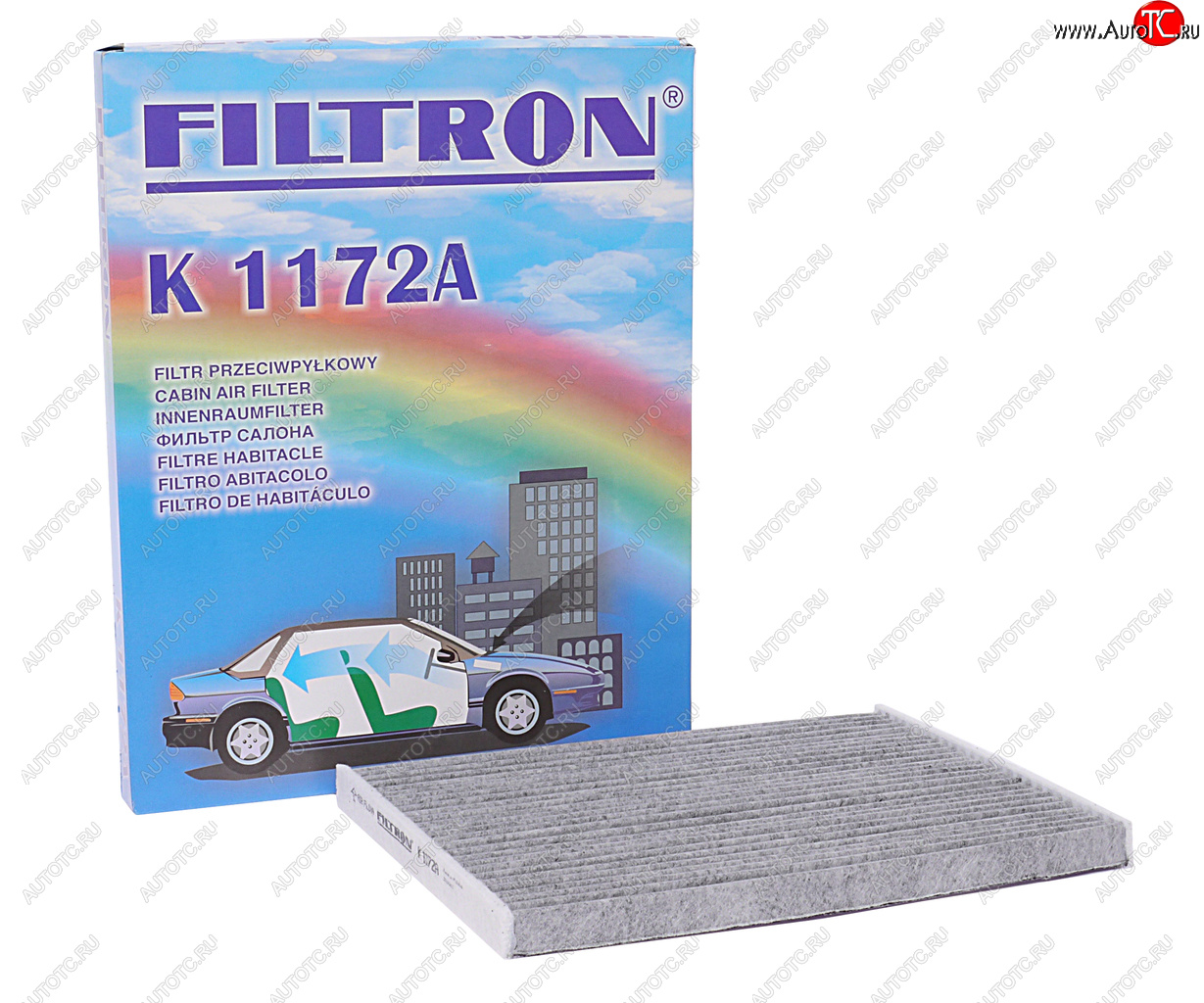 729 р. Фильтр воздушный салона OPEL Corsa D FIAT Grande Punto (05-) угольный FILTRON FILTRON k1172a  с доставкой в г. Воронеж