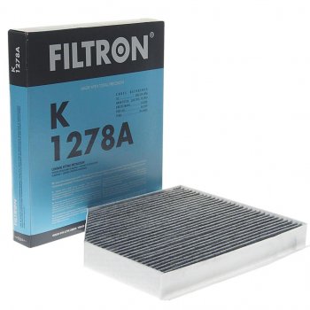 Фильтр воздушный салона AUDI A4,A5,Q5 (08-) PORSCHE Macan (14-) угольный FILTRON FILTRON k1278a