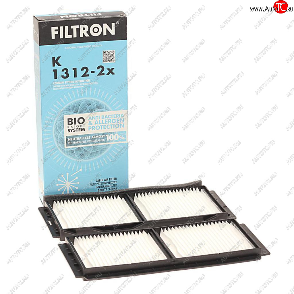 1 199 р. Фильтр воздушный салона MAZDA 3 (08-13) комплект (2шт.) FILTRON FILTRON k1312-2x  с доставкой в г. Воронеж