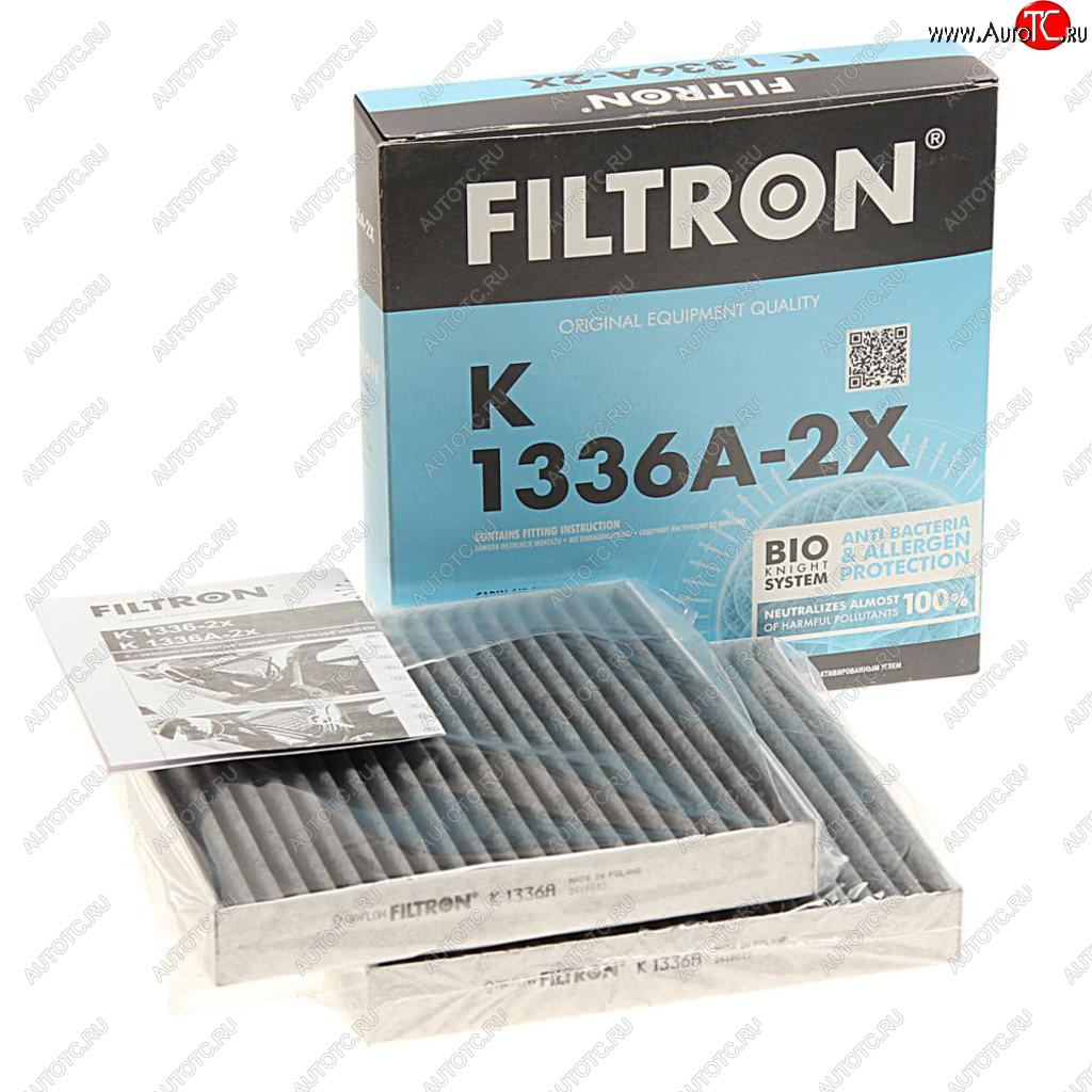 1 189 р. Фильтр воздушный салона BMW X3 (10-),X4 (14-) комплект FILTRON FILTRON k1336a-2x  с доставкой в г. Воронеж