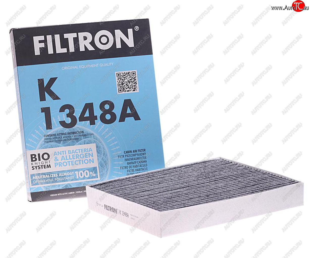 1 279 р. Фильтр воздушный салона FORD Mondeo (14-) угольный FILTRON FILTRON k1348a  с доставкой в г. Воронеж