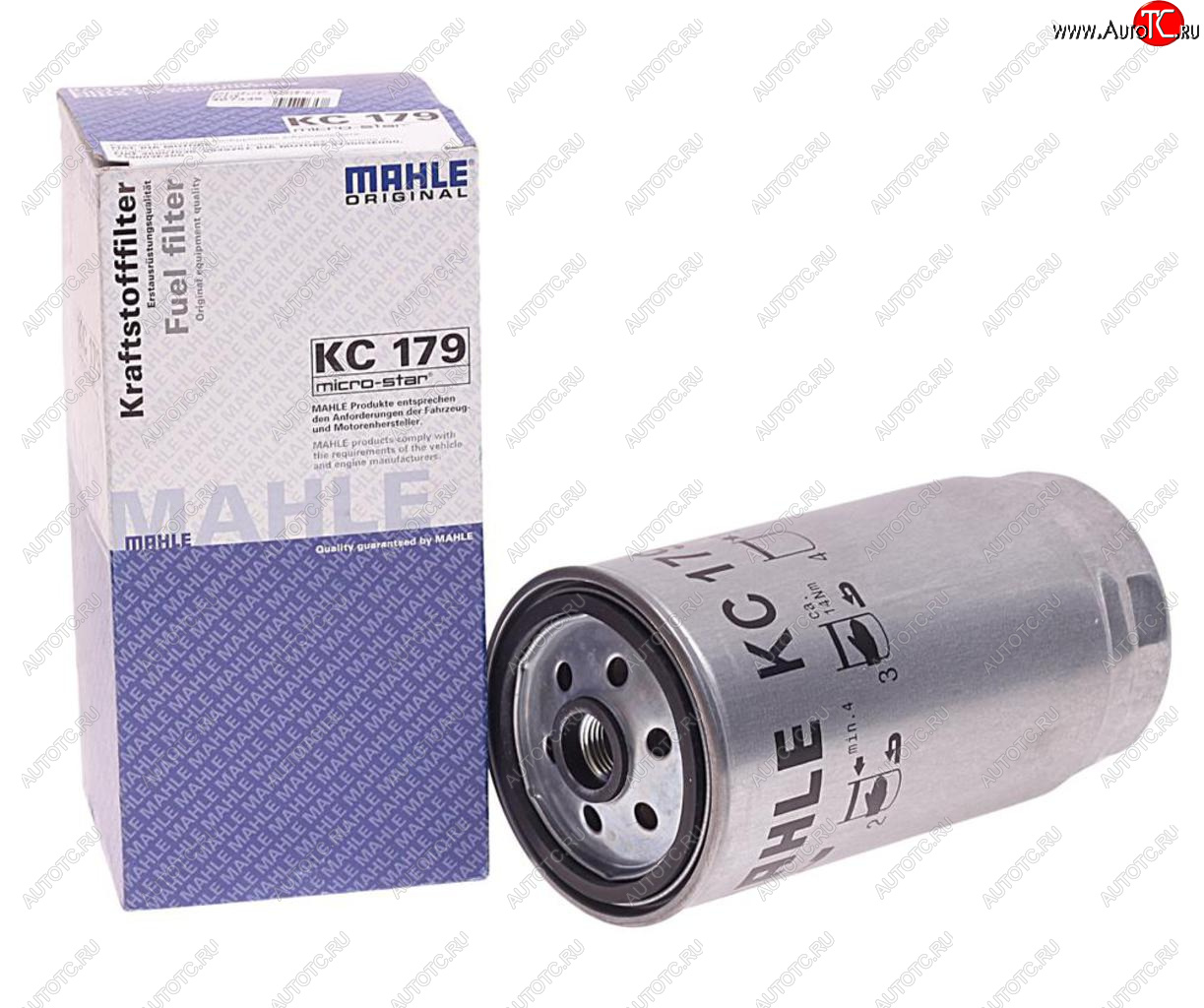 1 869 р. Фильтр топливный HYUNDAI Getz,Starex H-1,Matrix,Santa Fe (дв.В4CB) (CRDI) KIA Sorento (02-06) MAHLE MAHLE kc179  с доставкой в г. Воронеж