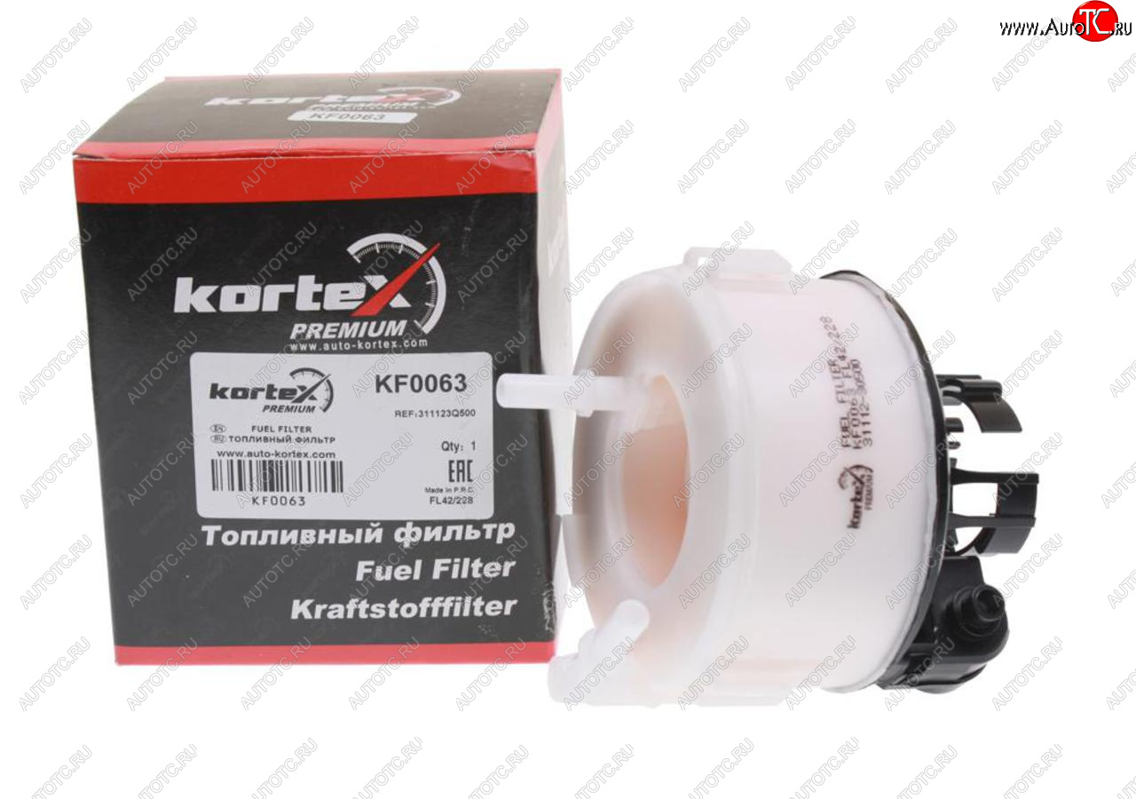529 р. Фильтр топливный HYUNDAI Tucson (09-),ix35 (09-) KIA Sportage (10-) (в баке) KORTEX KORTEX kf0063  с доставкой в г. Воронеж