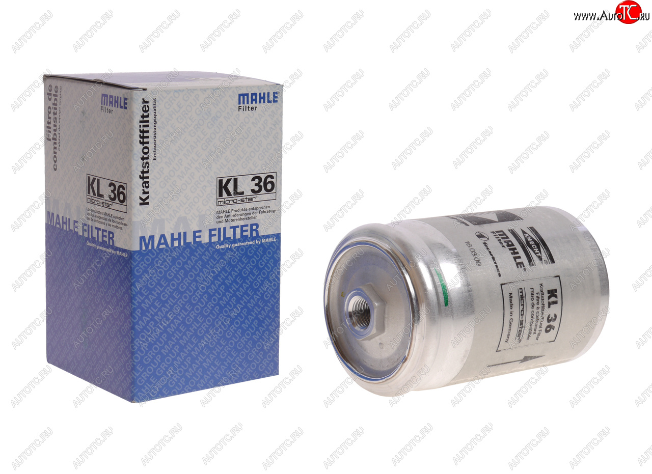 2 449 р. Фильтр топливный VW Passat (00-) AUDI 80 (-94) A4,A6,A8 (-05) MAHLE MAHLE kl36  с доставкой в г. Воронеж