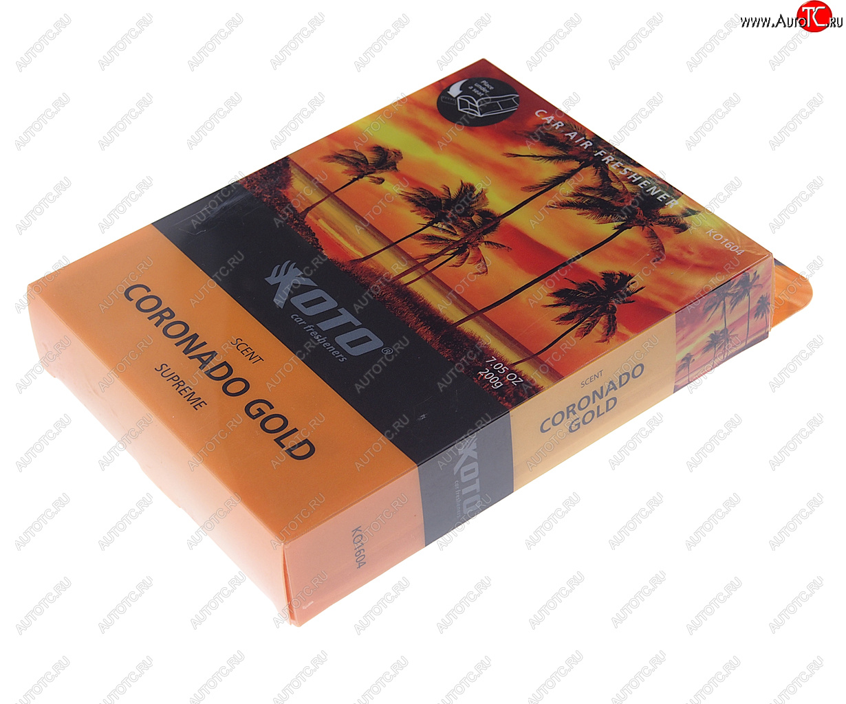 619 р. Ароматизатор под сиденье гелевый (Coronado Gold) 180г Supreme KOTO KOTO ko1604  с доставкой в г. Воронеж