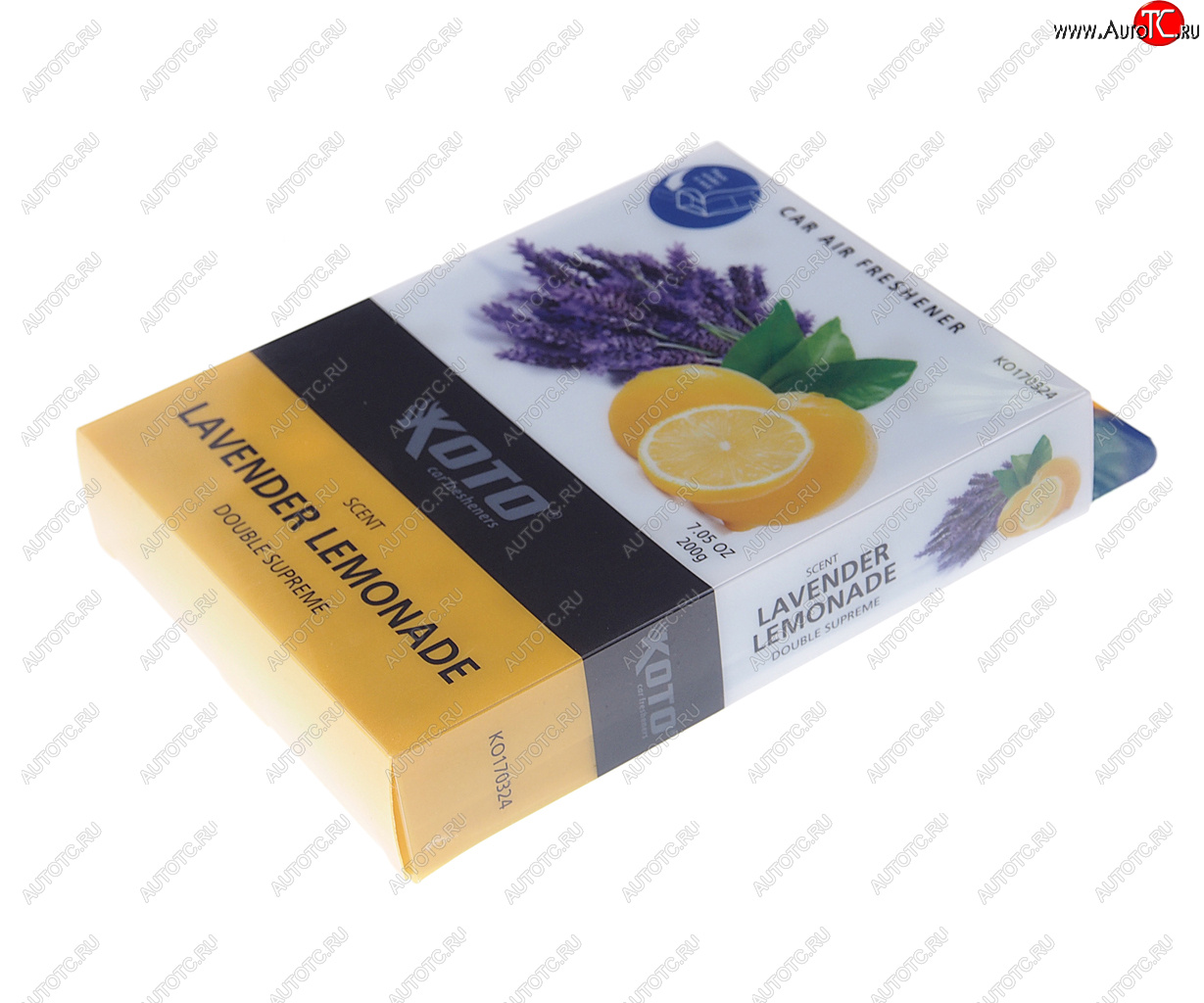619 р. Ароматизатор под сиденье гелевый (Lavender Lemonade) 180г Double supreme KOTO KOTO ko170324  с доставкой в г. Воронеж