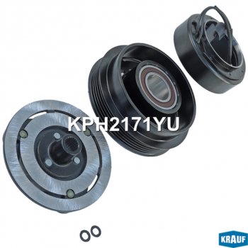 7 899 р. Шкив HYUNDAI Sonata 5 компрессора кондиционера KRAUF KRAUF kph2171yu  с доставкой в г. Воронеж. Увеличить фотографию 4