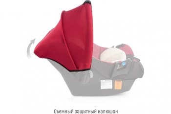 5 499 р. Автокресло детское 0-13кг (0+) 0-1.5лет марсала First SMART TRAVEL SMART TRAVEL kres2081  с доставкой в г. Воронеж. Увеличить фотографию 8