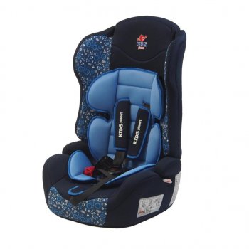 Автокресло детское 9-36кг (I-II-III) 1-12лет синий велосипед Isofix Sputnik KIDS PLANET SIGER kres2554