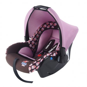 4 549 р. Автокресло детское 0-13кг (0+) 0-1.5лет розовые совы Luna SG321 KIDS PLANET SIGER kres2560  с доставкой в г. Воронеж. Увеличить фотографию 3