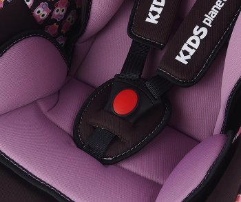 4 549 р. Автокресло детское 0-13кг (0+) 0-1.5лет розовые совы Luna SG321 KIDS PLANET SIGER kres2560  с доставкой в г. Воронеж. Увеличить фотографию 4