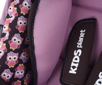 4 549 р. Автокресло детское 0-13кг (0+) 0-1.5лет розовые совы Luna SG321 KIDS PLANET SIGER kres2560  с доставкой в г. Воронеж. Увеличить фотографию 5